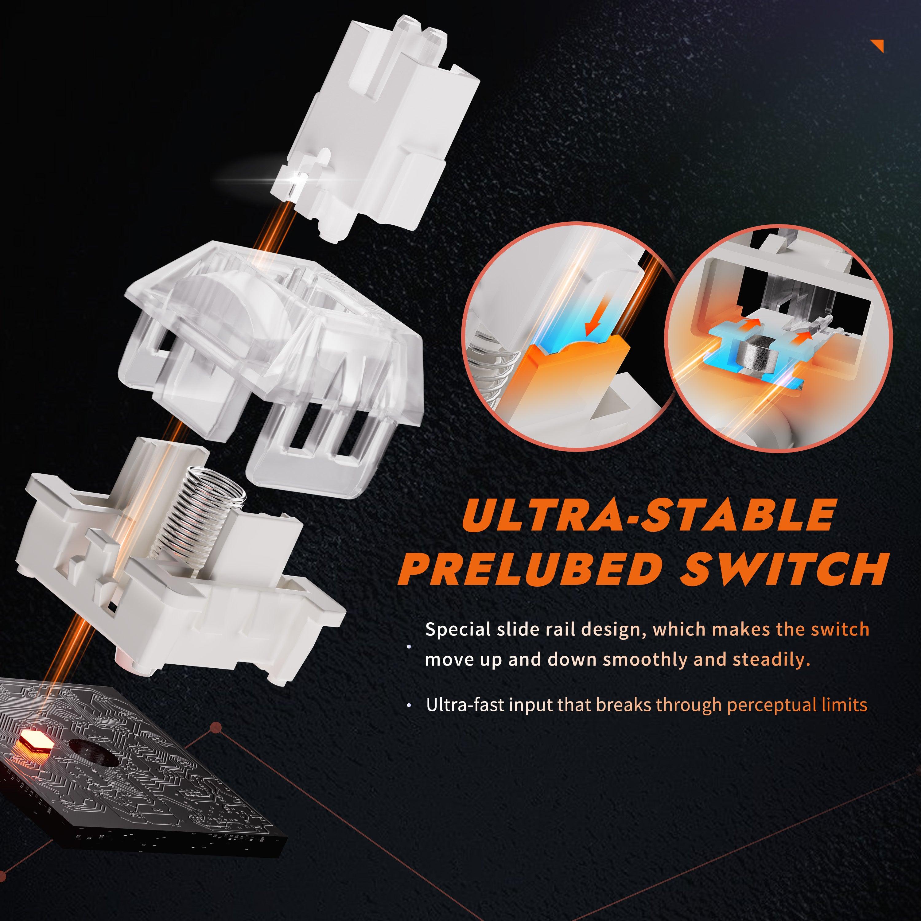 DrunkDeer G75 - Wired Actuation Distance Adjustable HE Magnetic Switch Keyboard