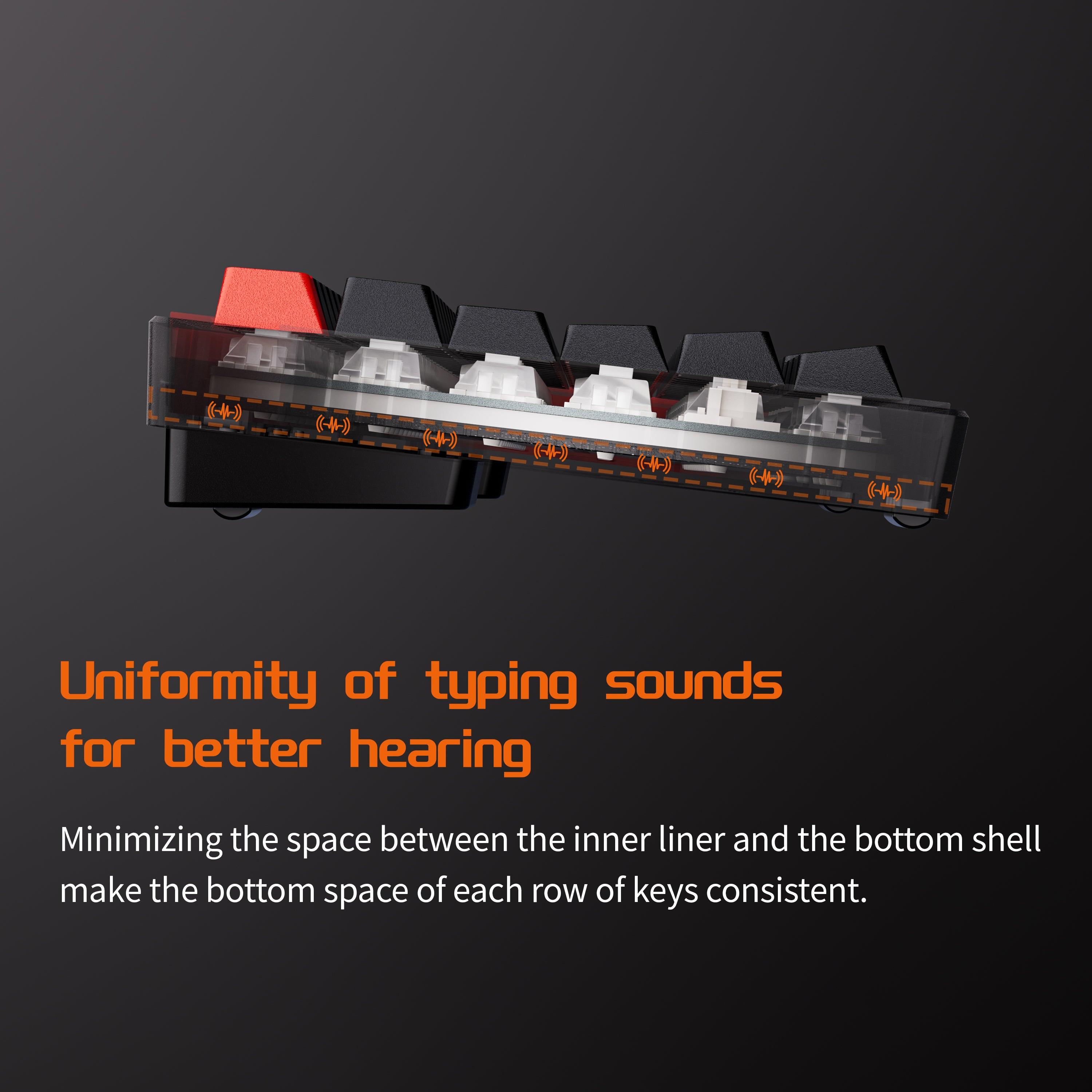 DrunkDeer G75 - Wired Actuation Distance Adjustable HE Magnetic Switch Keyboard