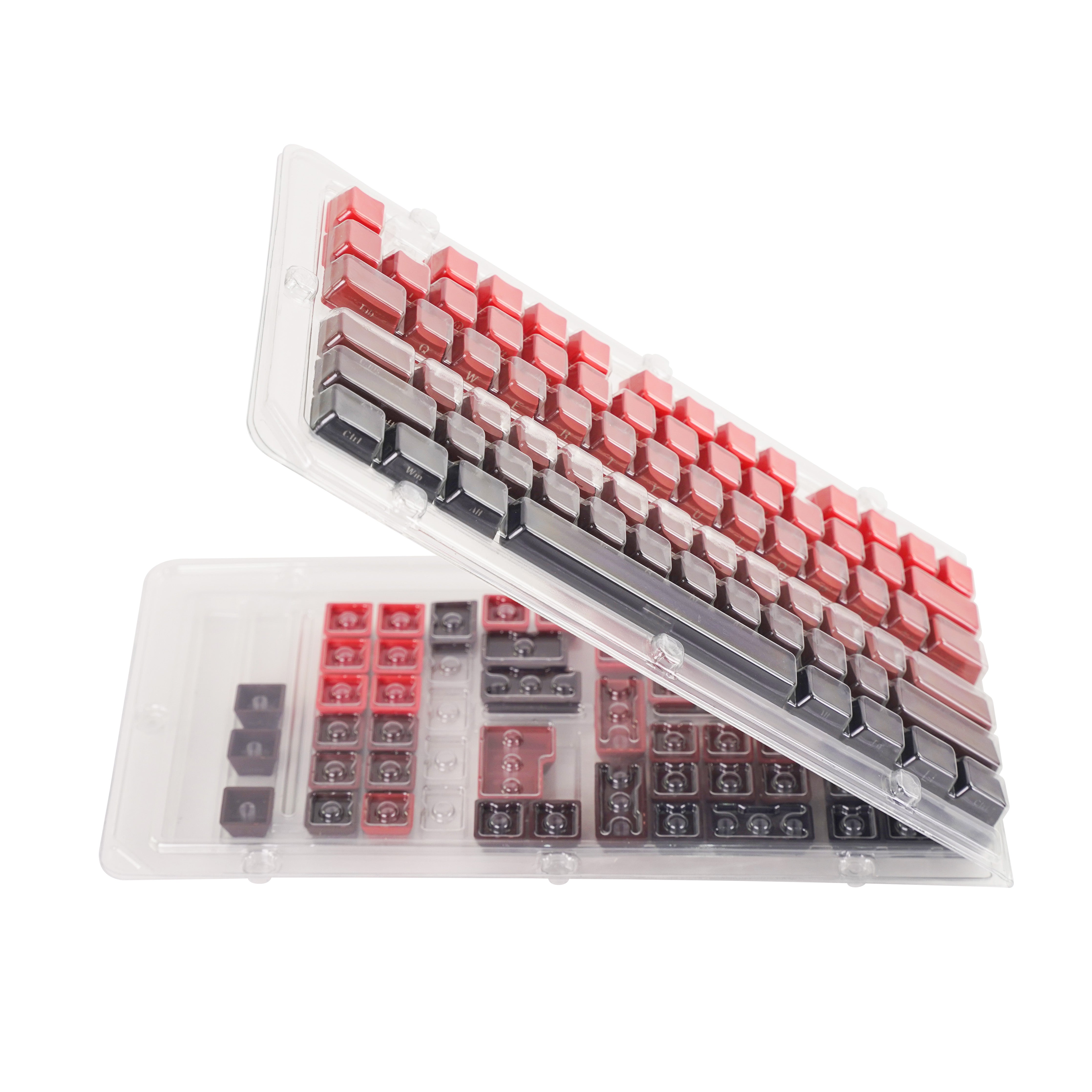 Red Gradient Side Printed PBT Keycap Set