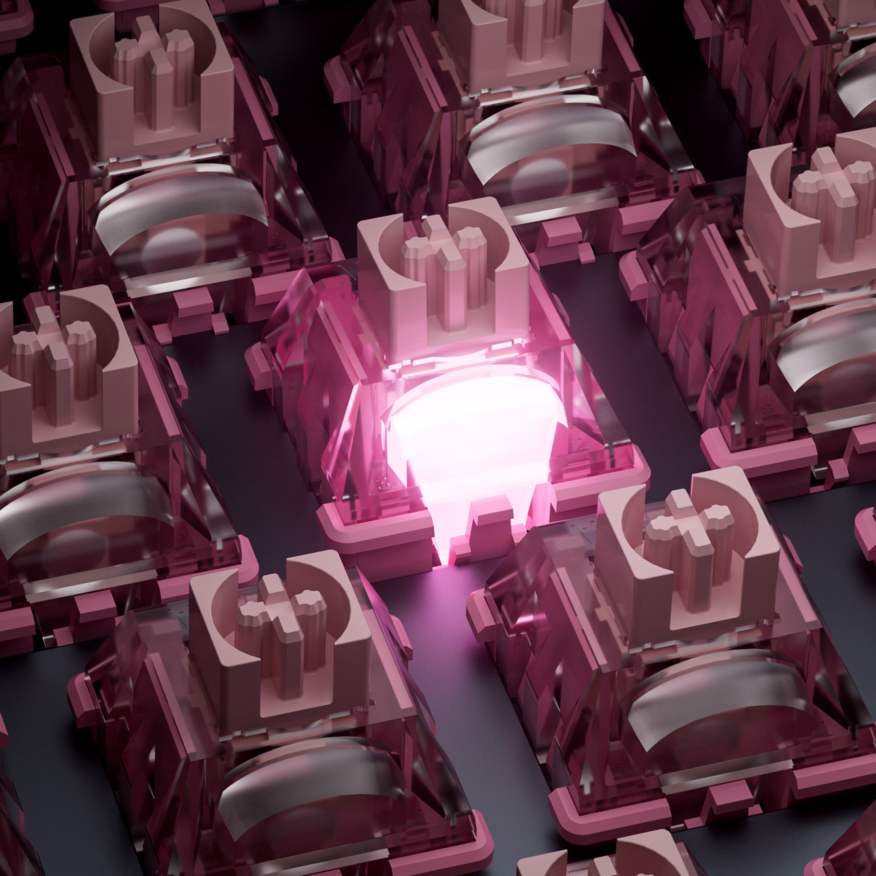 RGB aurora light guide with transparent design for vibrant lighting
