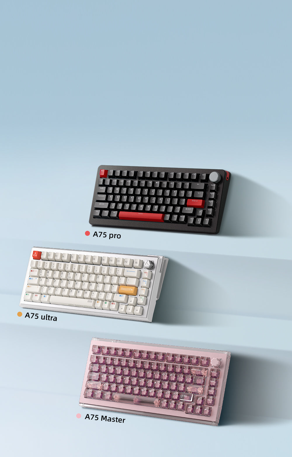 キーボード DrunkDeer A75 DrunkDeer A75 - Rapid Trigger HE Magnetic Switch Keyboard